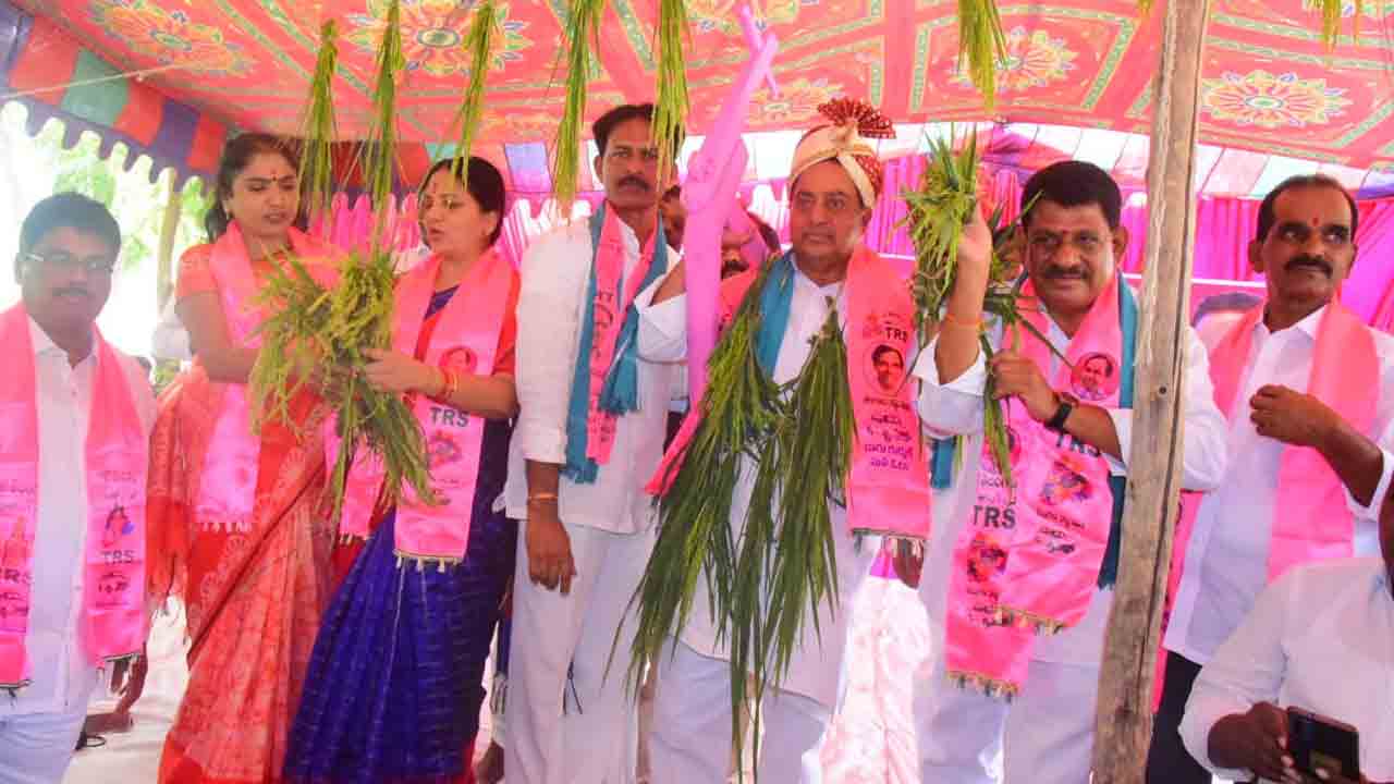 ధాన్యం కొనేవరకు పోరాటం ఆగదు : మంత్రి ఇంద్రకరణ్‌రెడ్డి