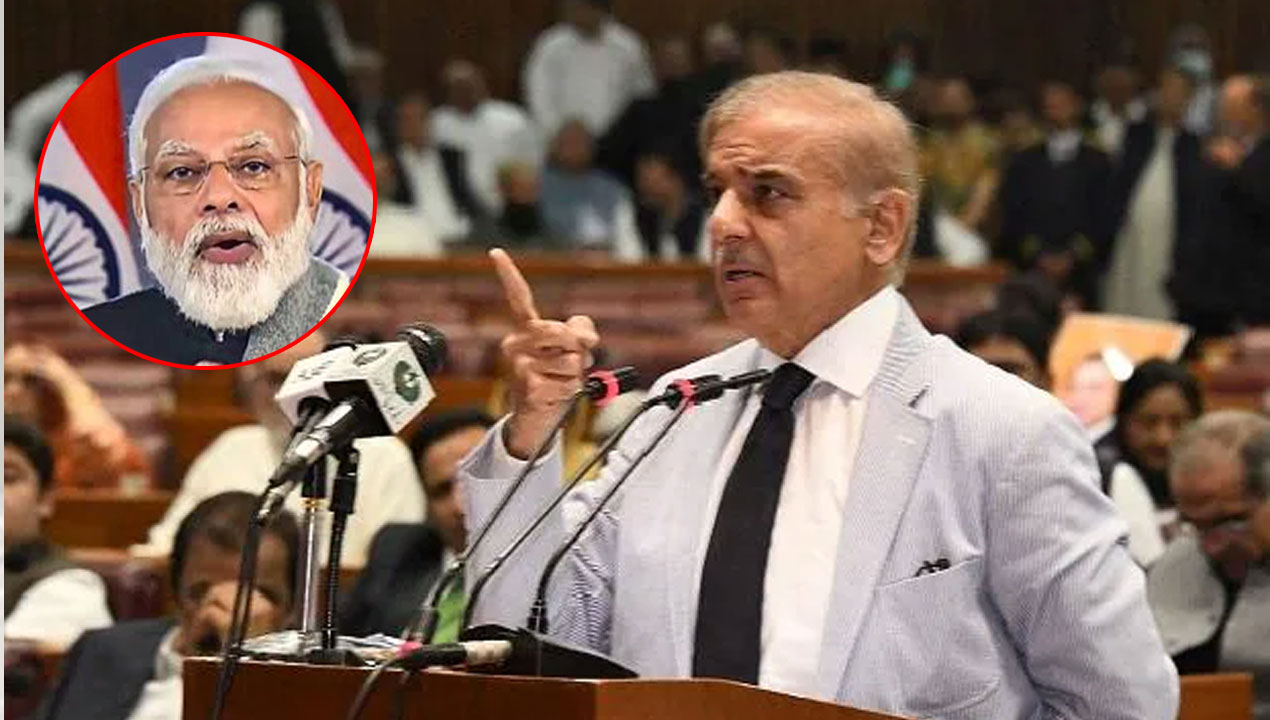 ప్ర‌ధాని మోదీకి ధ‌న్య‌వాదాలు తెలిపిన పాక్ నూత‌న ప్ర‌ధాని ష‌హ‌బాజ్