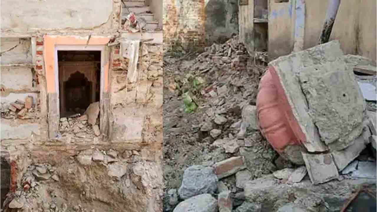 300 ఏండ్ల నాటి శివాల‌యం కూల్చివేత పాపం కాషాయ పార్టీదే : కాంగ్రెస్‌