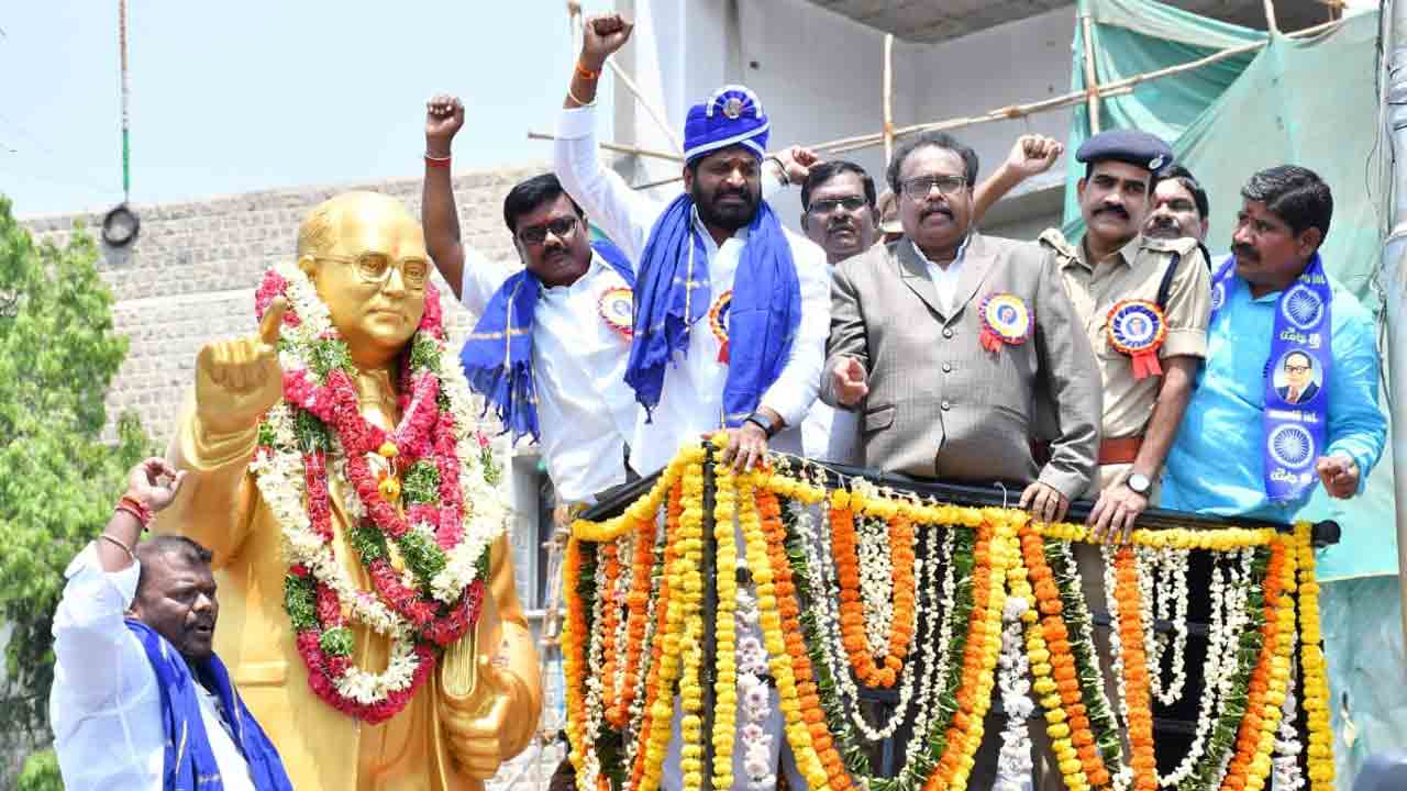 అంబేద్కర్‌ ఆశయాలకు అనుగుణంగా సీఎం కేసీఆర్‌ పాలన : మంత్రి శ్రీనివాస్‌ గౌడ్‌