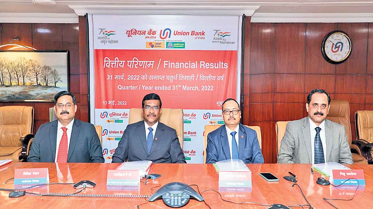 యూనియన్‌ బ్యాంక్‌ లాభం 8% వృద్ధి