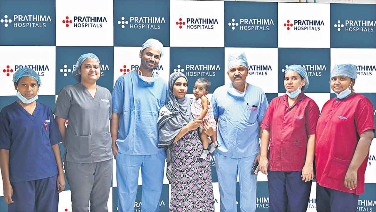 ప్రతిమలో చిన్నారికి కాలేయ మార్పిడి