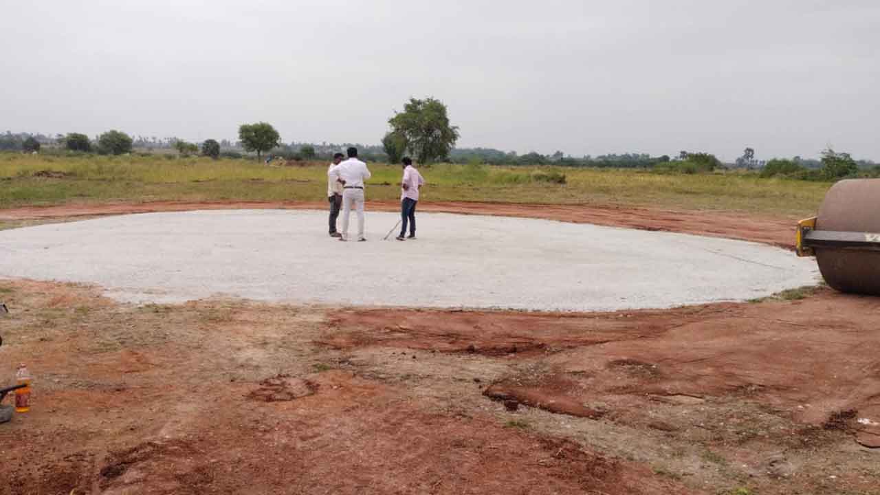 మంత్రి కేటీఆర్‌ రాక కోసం చకచకా ఏర్పాట్లు