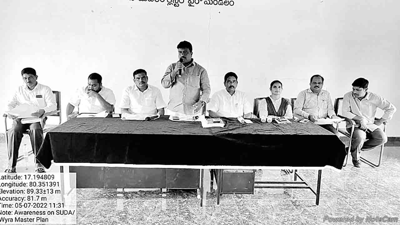 సుడా వైరా మాస్టర్‌ ప్లాన్‌పై అవగాహన సమావేశం