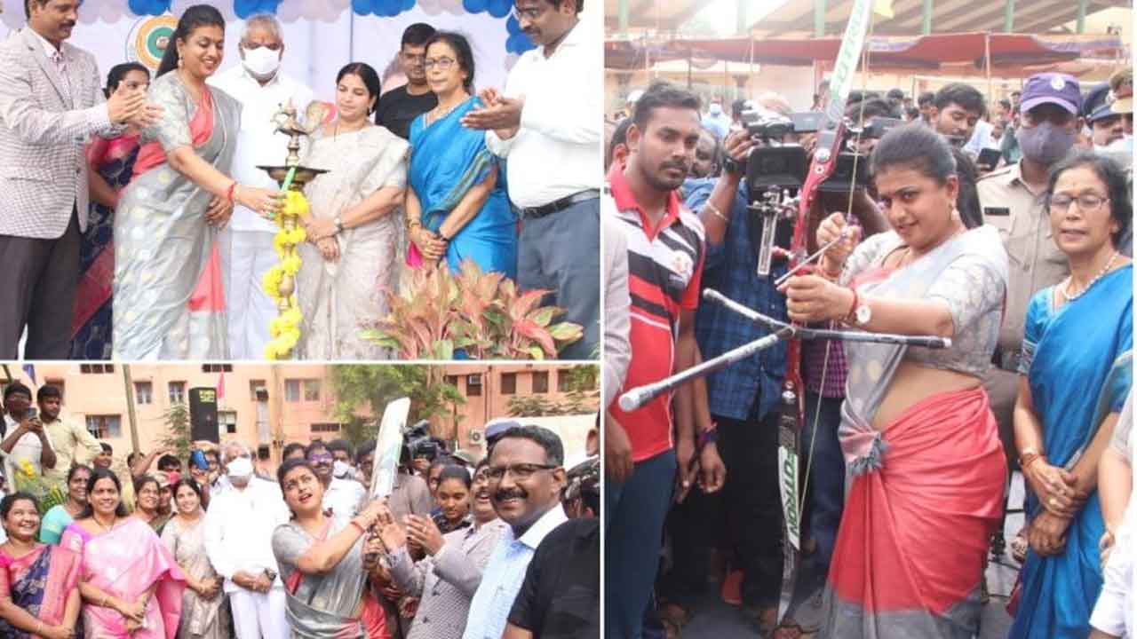 ఉత్సాహం, ఆరోగ్యం కోసం వేసవి శిక్షణా క్రీడలు : మంత్రి రోజా