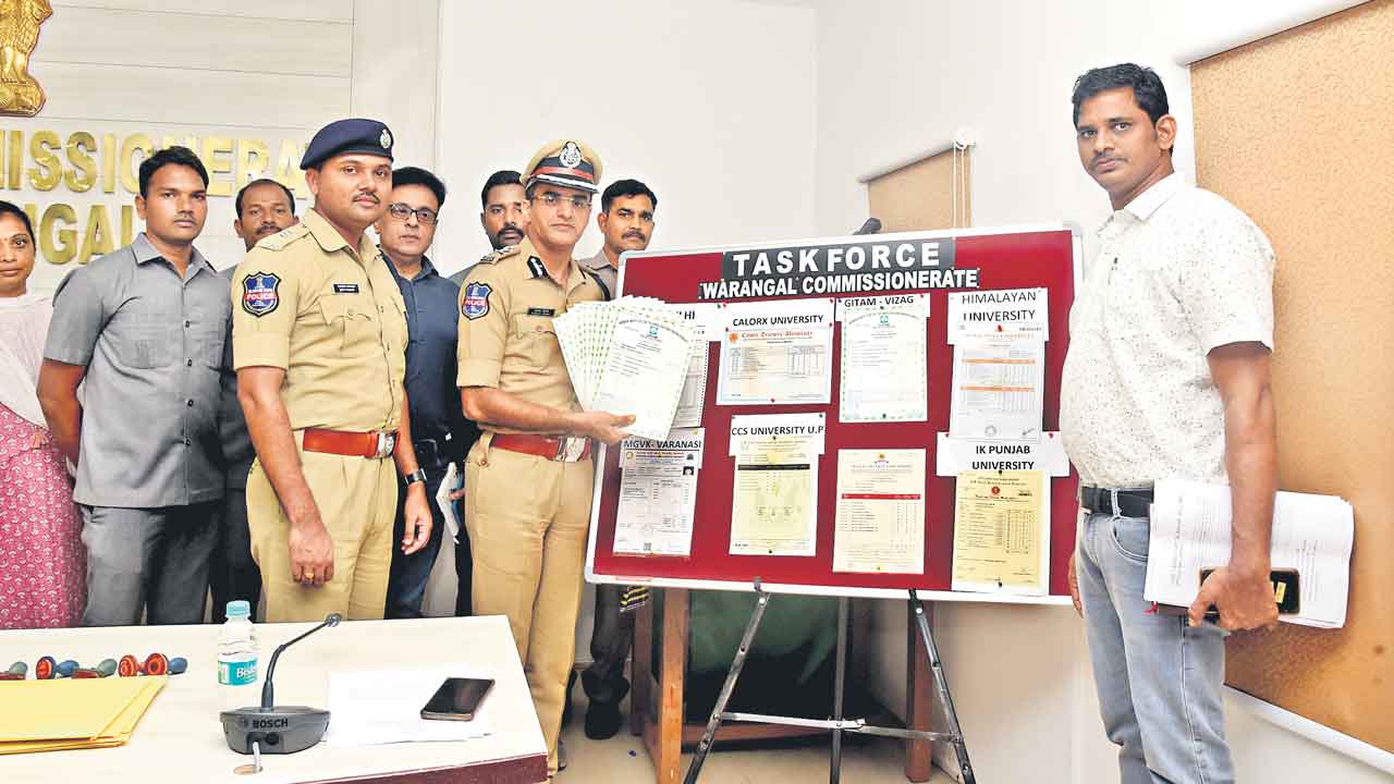 వైస్‌చాన్స్‌లరే నకిలీ