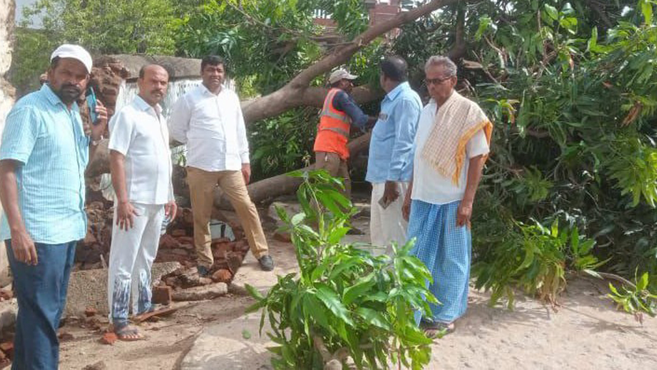 వడగళ్ల వాన బీభత్సం