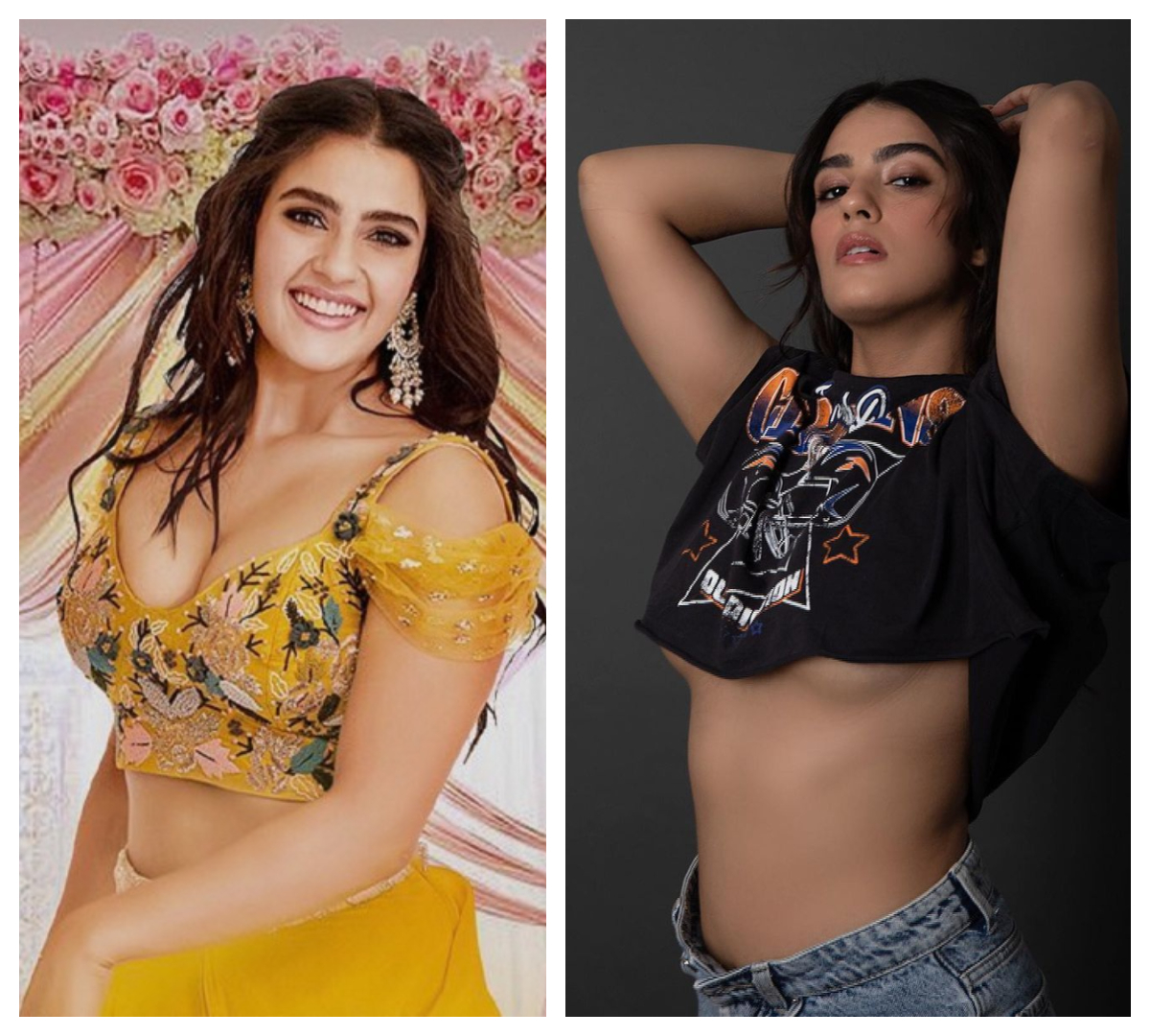 Kavya Thapar | ప‌సుపురంగు డ్రెస్‌లో హోయ‌లు పోయిన కావ్య తాపర్‌..