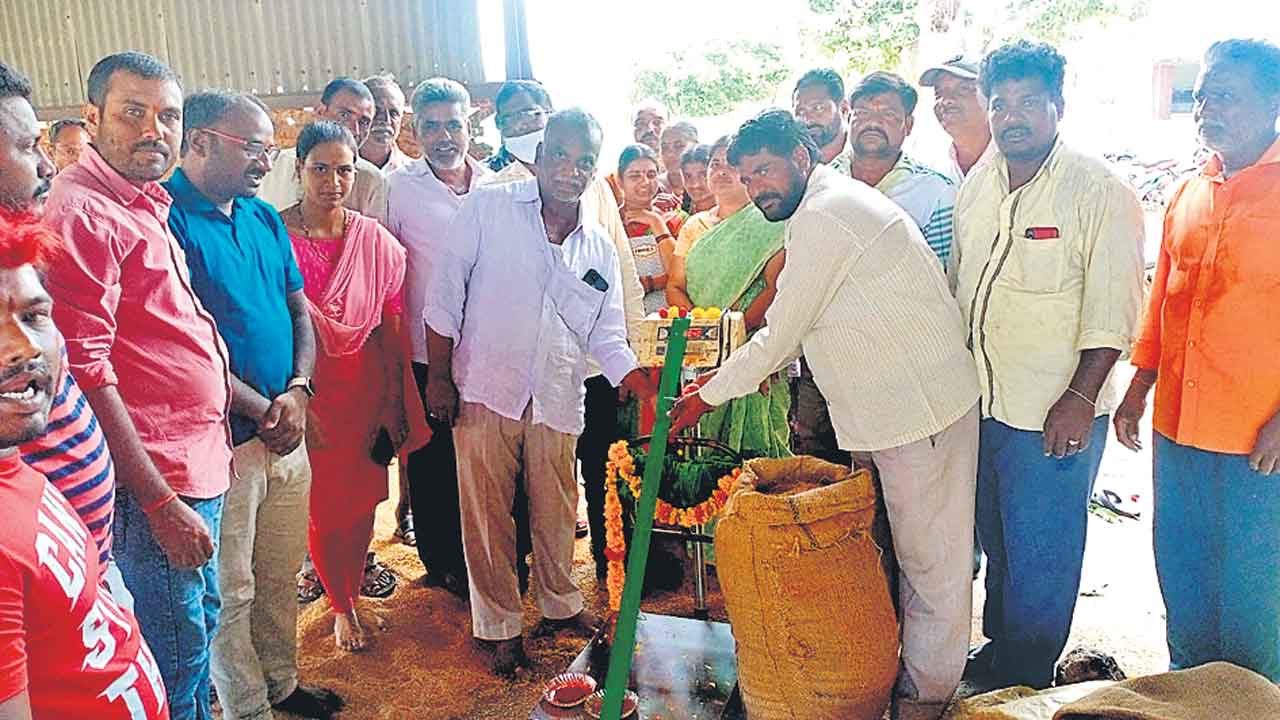 ధాన్యాన్ని పూర్తిగా ఆరబెట్టాలి