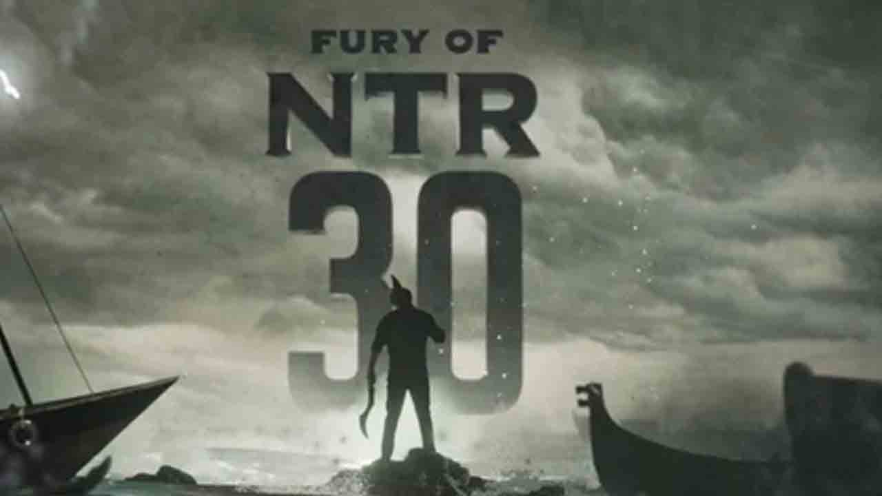 NTR 30 motion poster | ‘ధైర్యానికి కూడా తెలియ‌దు..’స్ట‌న్నింగ్‌గా ఎన్టీఆర్ 30 మోష‌న్ పోస్ట‌ర్