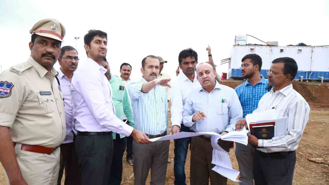 నల్లగొండ జిల్లాలో 14న కేటీఆర్‌ పర్యటన.. ఏర్పాట్ల పరిశీలన