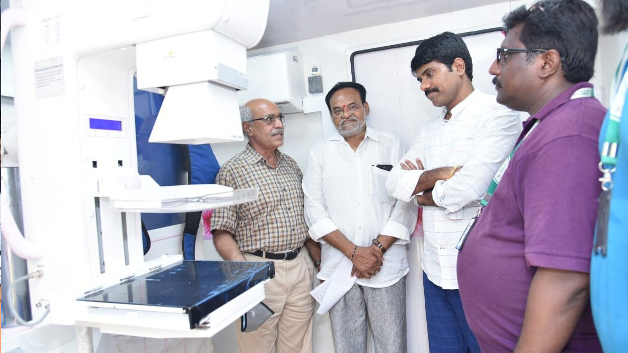 ఆంధ్రనగర్‌లో క్యాన్సర్‌ నిర్ధారణ శిబిరం