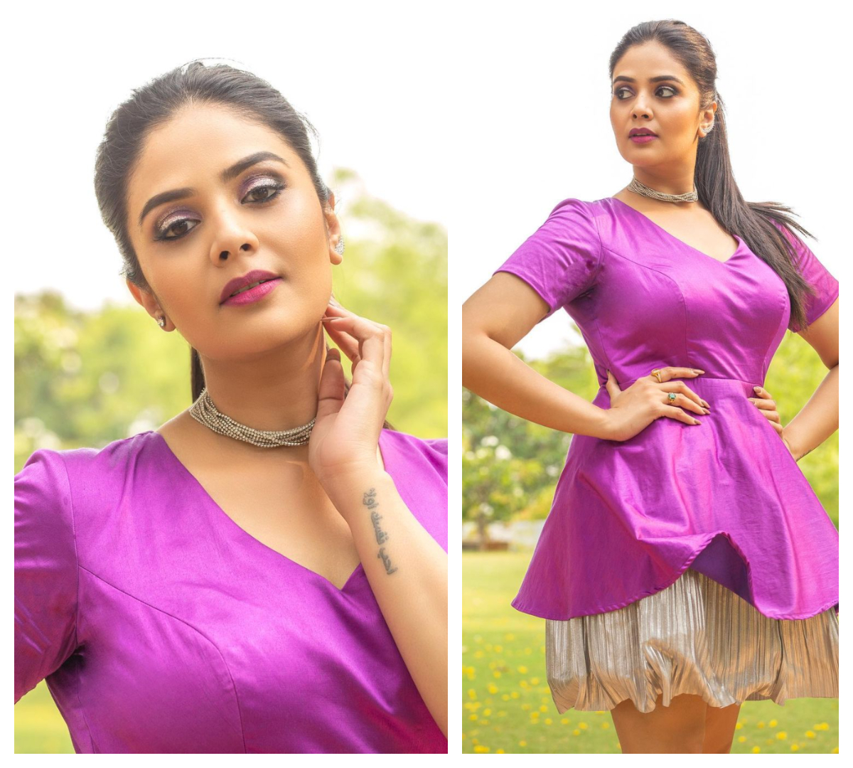 Sreemukhi | పొట్టి ఫ్రాక్‌లో పిచ్చెక్కించిన శ్రీ‌ముఖి..