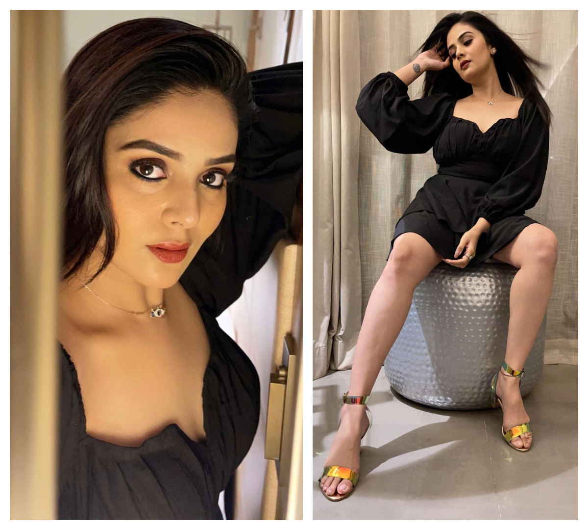 Sreemukhi | బ్లాక్ కలర్ డ్రెస్‌లో వ‌య్యారాలు ఒల‌క‌బోస్తున్న శ్రీ‌ముఖి..