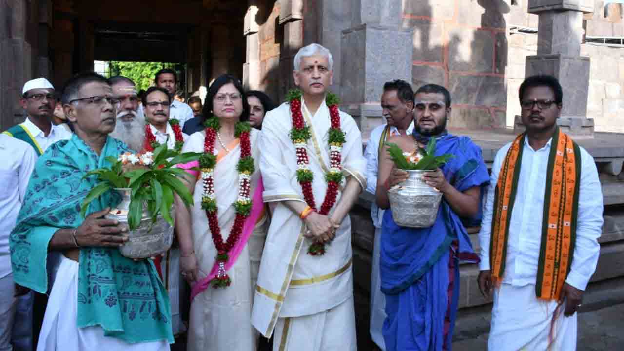 శ్రీశైలం మ‌ల్ల‌న్న స‌న్నిధిలో సుప్రీంకోర్టు న్యాయ‌మూర్తి