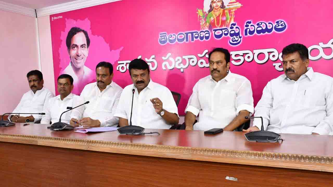 అది కాంగ్రెస్ నేతల అంతర్గత సంఘర్షణ సభ : మంత్రి తలసాని