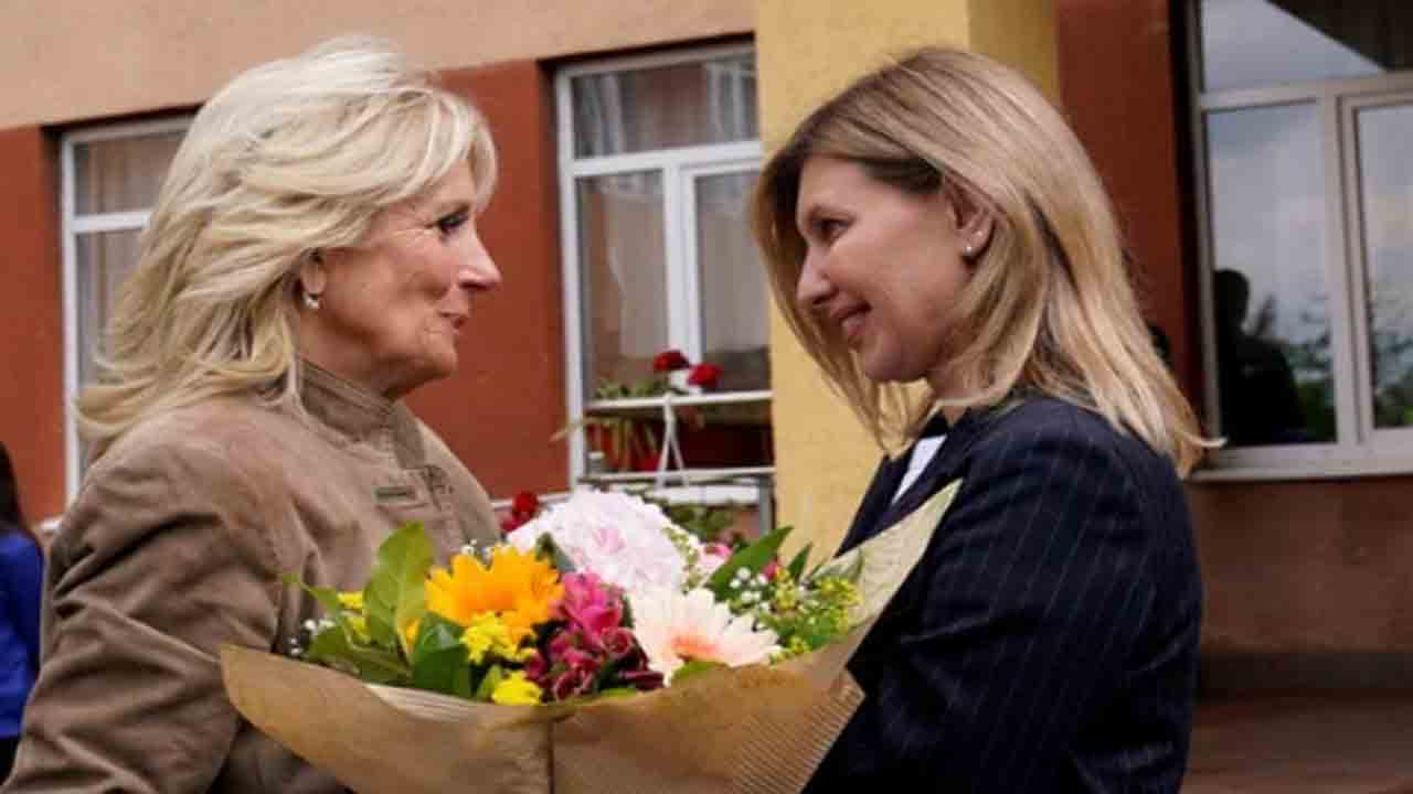 ఉక్రెయిన్‌లో అమెరికా ప్రథమ మహిళ… యుద్ధ భూమిలో ఆకస్మిక పర్యటన