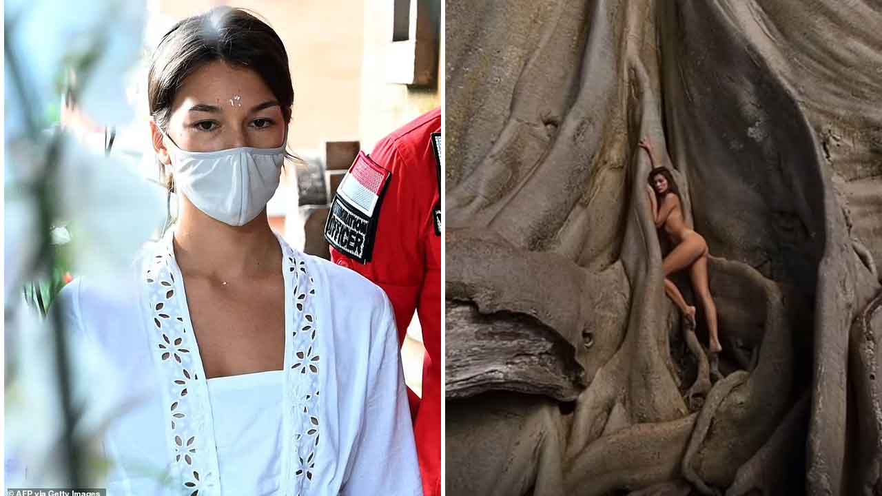 ప‌విత్ర వృక్షం వ‌ద్ద న‌గ్న ఫొటోషూట్‌.. ఆ జంట‌కు ఇదీ శిక్ష