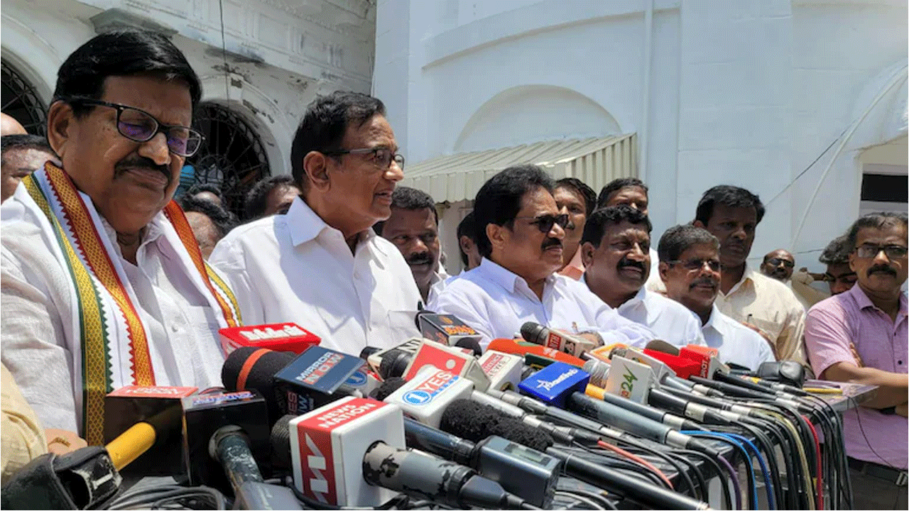 బ‌ల‌వంత‌పు మ‌త‌మార్పిడిపై బీజేపీ ఆరోప‌ణ‌లు అర్ధ‌ర‌హితం : చిదంబ‌రం