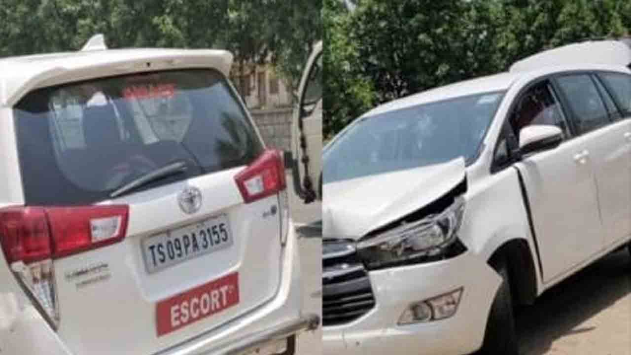 మంత్రి సత్యవతి కాన్వాయ్‌కు తృటిలో తప్పిన ప్రమాదం..