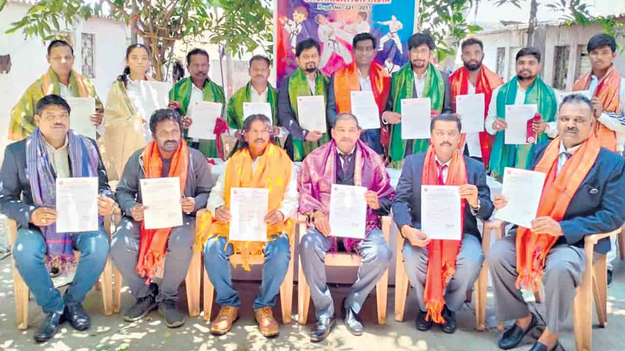 మార్షల్‌ ఆర్ట్స్‌ కరాటే అసోసియేషన్‌ కార్యవర్గం