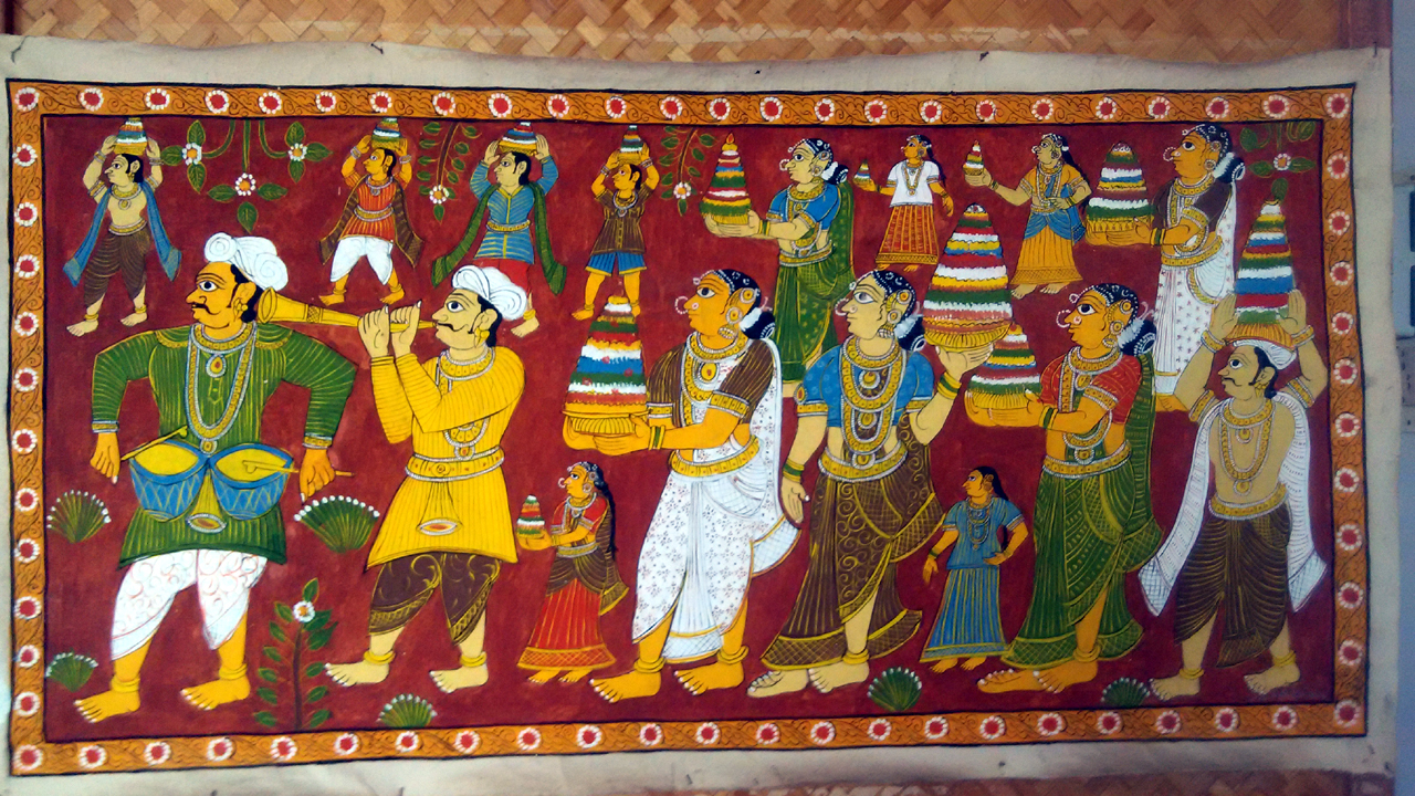 Nakashi Paintings | జాన‌ప‌ద క‌థ‌ల‌కు ప్రాణం పోస్తున్న న‌కాశీ ప‌టాలు.. వీటి ప్ర‌త్యేకత ఏంటి?