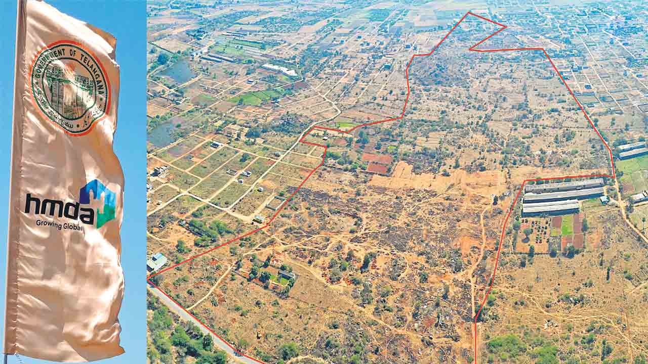 199 ప్లాట్లకు వేలం