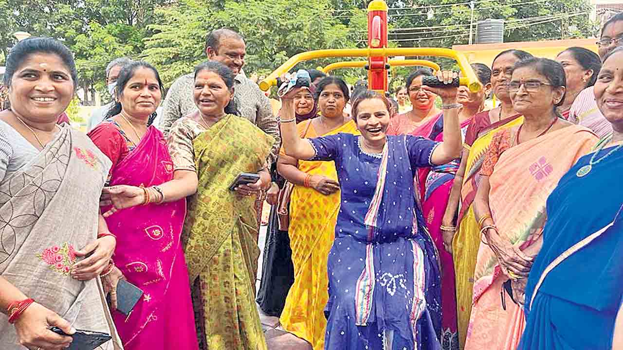 రాష్ట్రంలో తొలి మహిళా పార్కు..