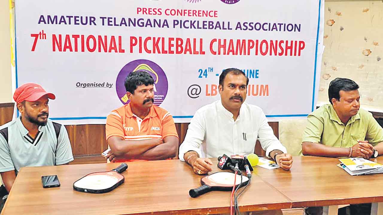 పికిల్‌బాల్‌ పోటీలకు వేళాయె