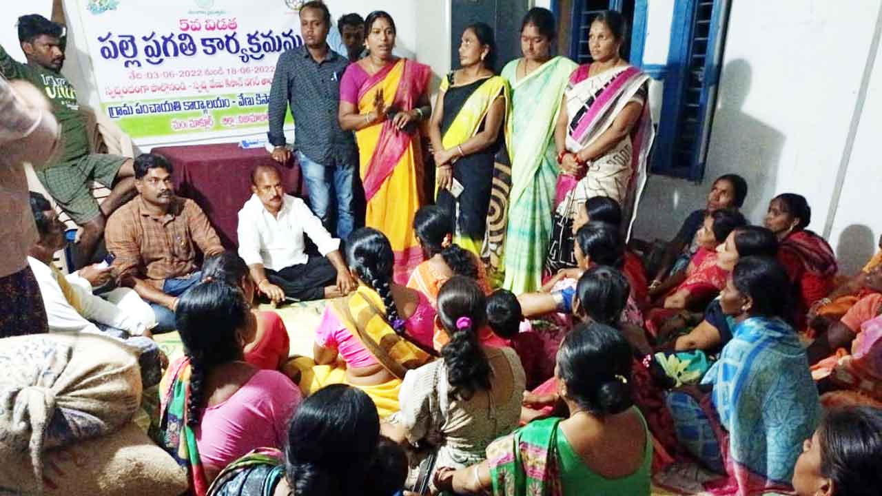 జోరుగా పల్లెప్రగతి పనులు