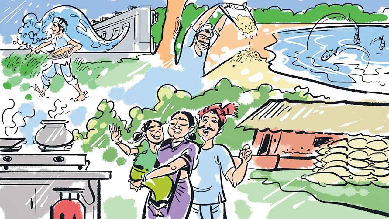 బంగారుమట్టిగ వెల్గె ..