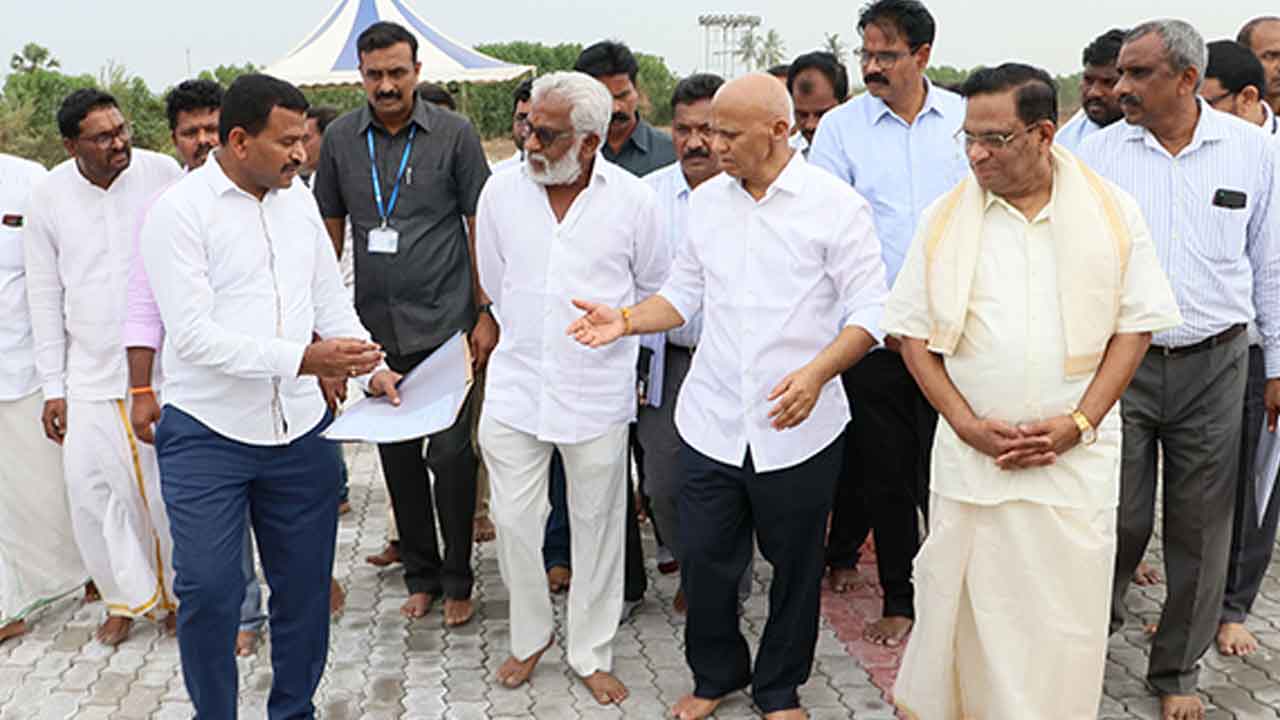 అమ‌రావ‌తిలో శ్రీ‌వారి ఆల‌య మ‌హాసంప్రోక్షణకు విస్తృత ఏర్పాట్లు