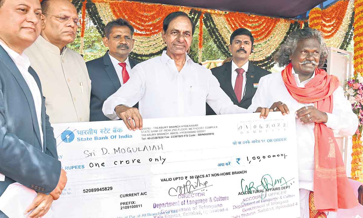 మొగులయ్య, ఇషా, నిఖత్‌కు సత్కారం