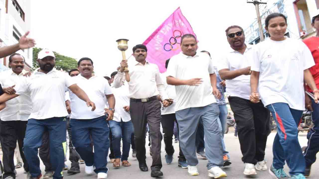 ఉత్సాహంగా ఒలింపిక్‌ డే రన్‌