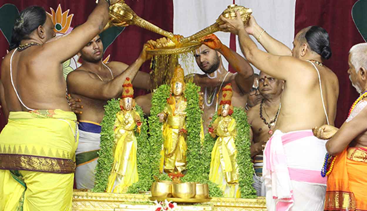 శ్రీవారి ఆలయంలో ఘనంగా జ్యేష్ఠాభిషేకం ప్రారంభం