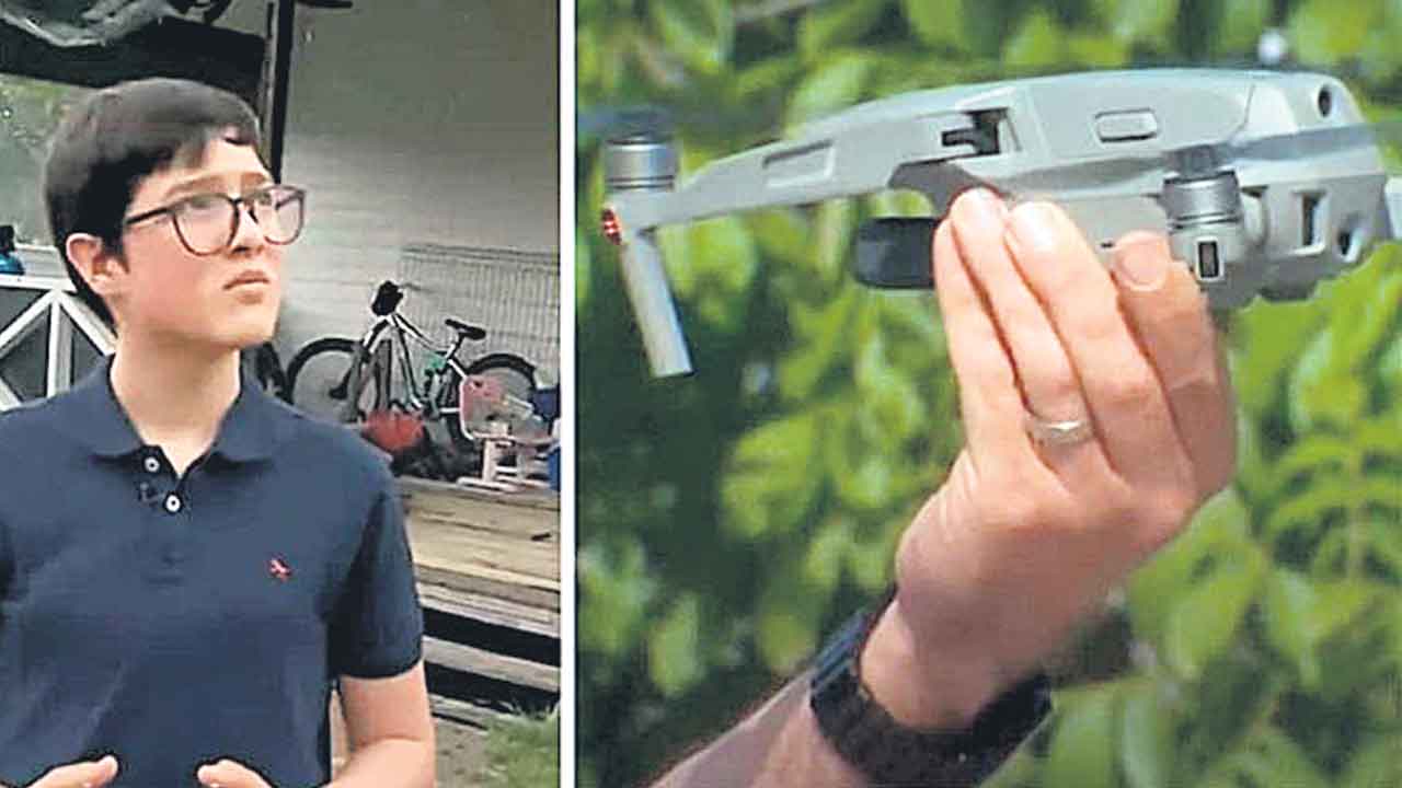 బొమ్మ డ్రోన్‌తో యుద్ధట్యాంకులను నిలువరించాడు!