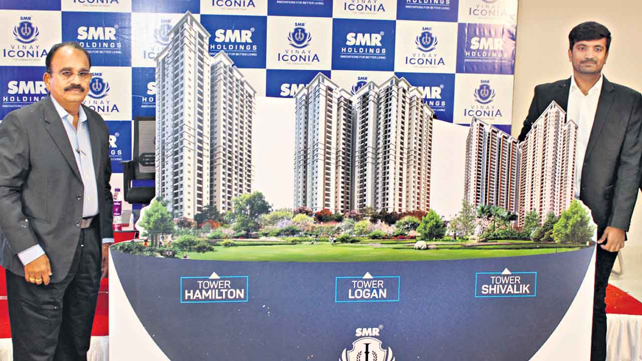 కొండాపూర్‌లో ఎస్‌ఎంఆర్‌ మరో 3 టవర్లు