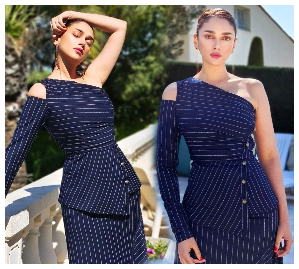 Aditi Rao Hydari | బ్లూ క‌ల‌ర్ డ్రెస్‌లో క‌వ్విస్తున్న అదితి రావు..