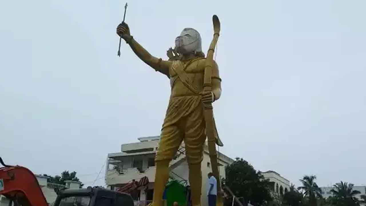 వచ్చే నెల 4 న అల్లూరి విగ్రహావిష్కరణకు సర్వం సిద్ధం