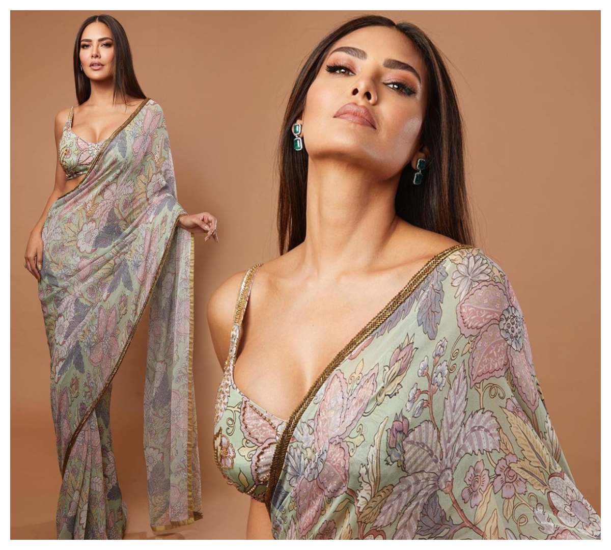 Esha Gupta | చీరకట్టులో సొగ‌సులు ఒల‌క‌బోసిన‌ ఇషా గుప్తా..