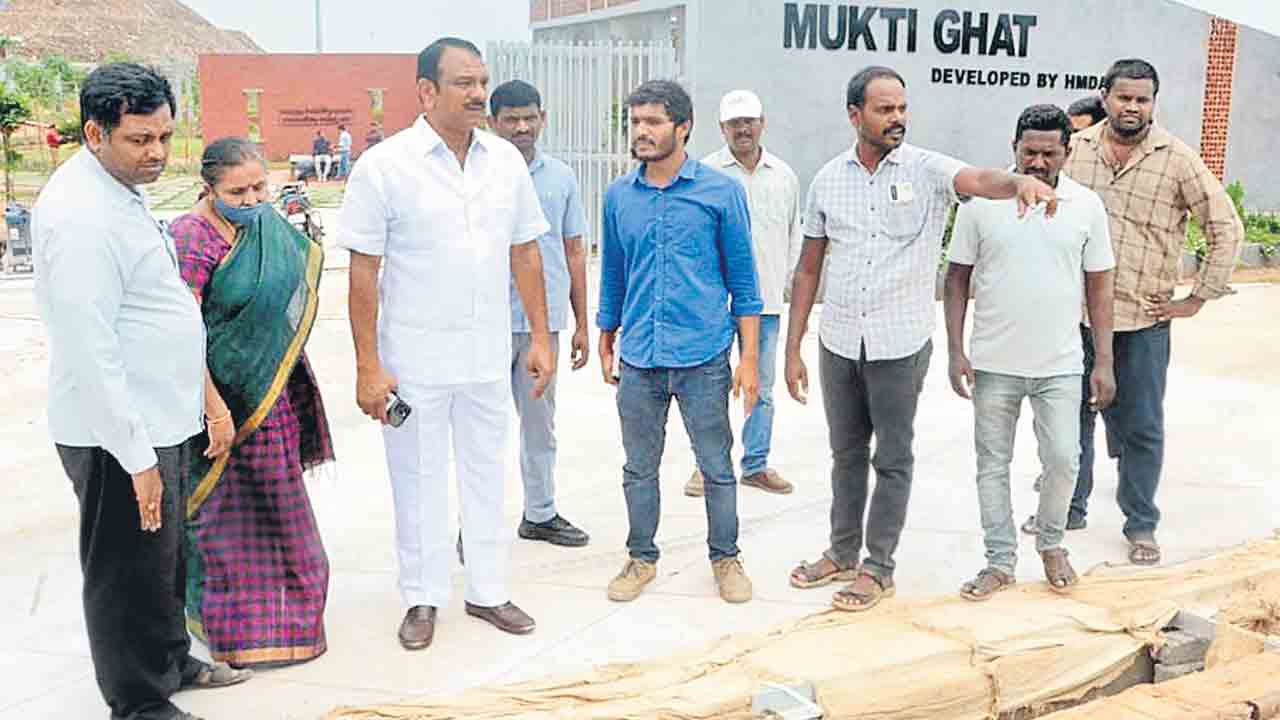 చివరిదశలో మహాప్రస్థానం పనులు