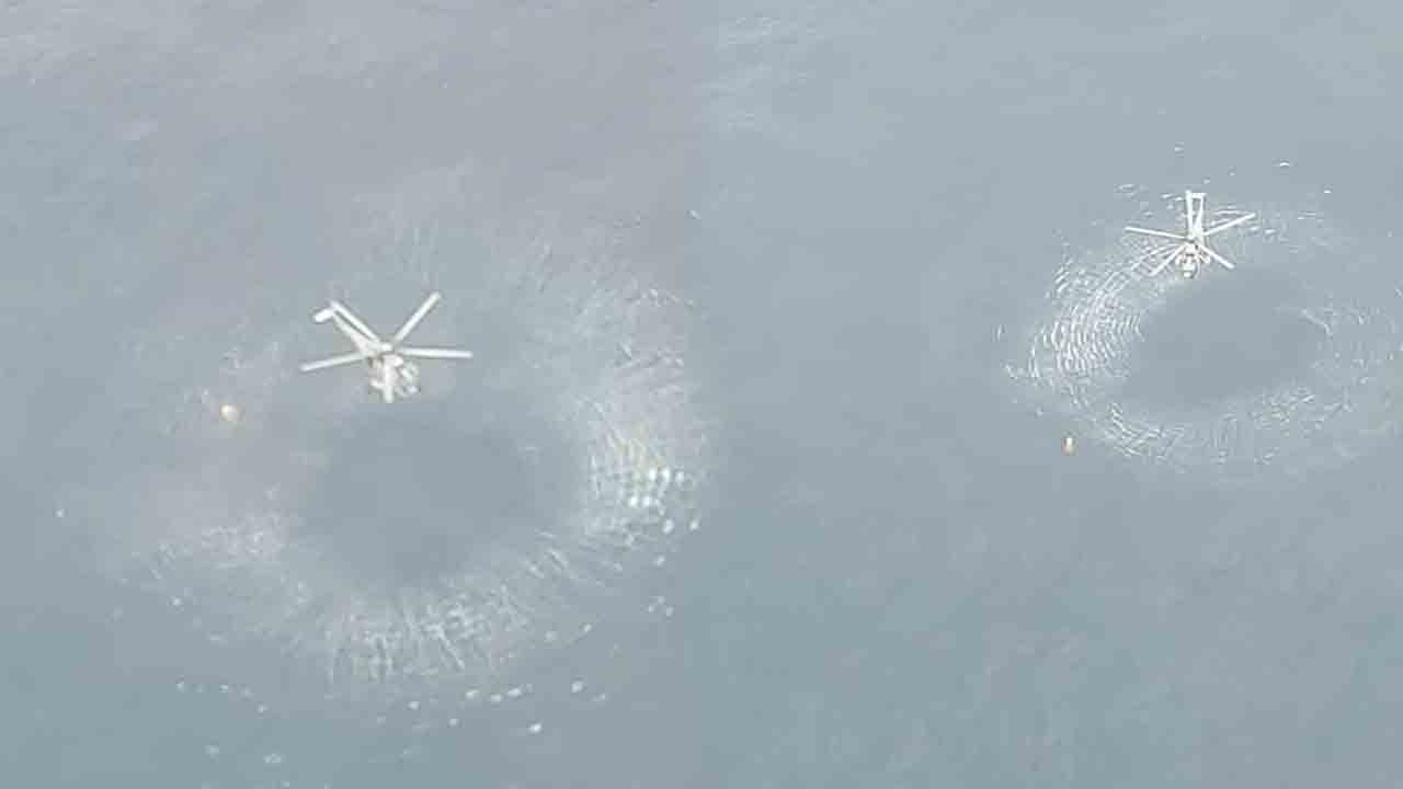 అరేబియా సముద్రంలో హెలికాప్టర్ ప్రమాదం.. నలుగురు దుర్మరణం