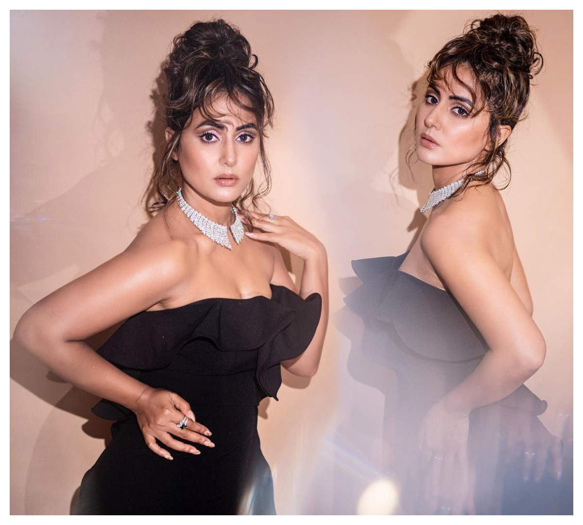 Hina Khan | స్లీవ్ లెస్ అందాల‌తో కైపెక్కిస్తున్న హీనా ఖాన్..