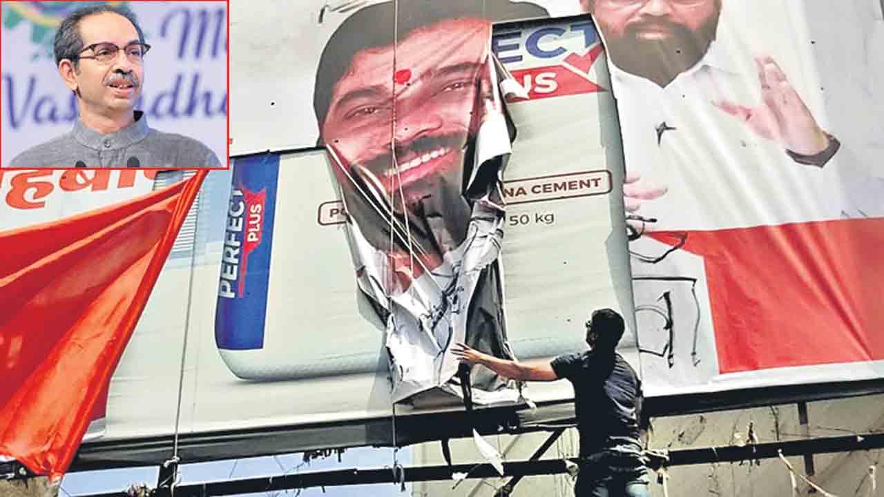 సేన రెబల్స్‌పై ఆగ్రహజ్వాల.. మహారాష్ట్ర వ్యాప్తంగా శివ సైనికుల నిరసనలు