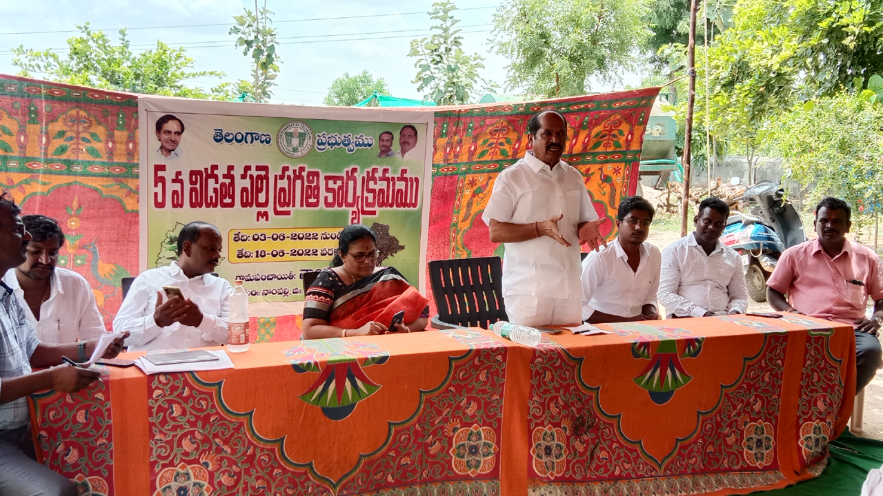 గ్రామాల అభివృద్ధే లక్ష్యంగా పల్లె ప్రగతి