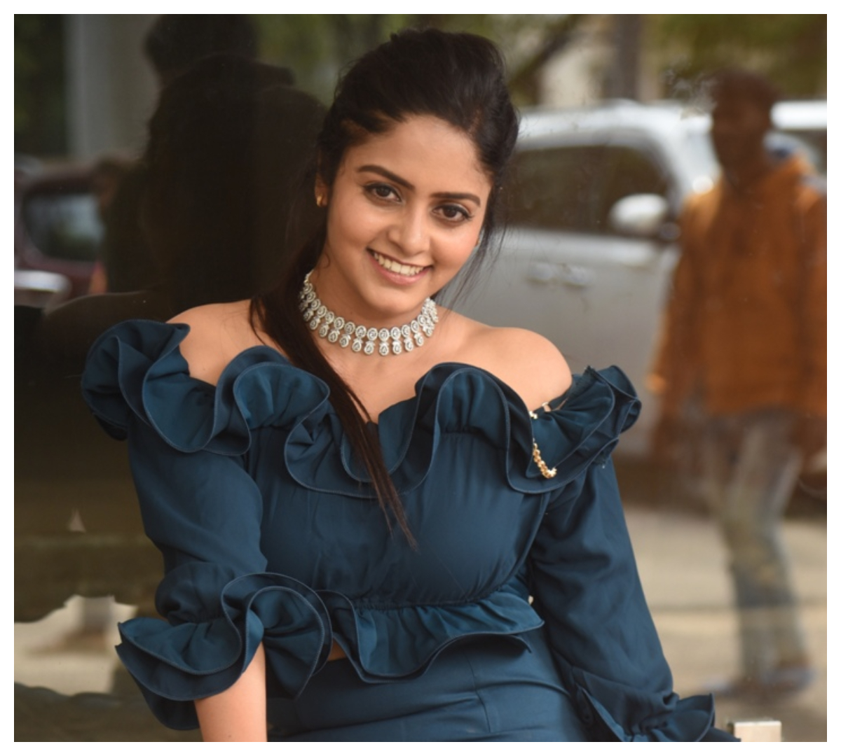 Pragya Nayan | సరాపానం మూవీ ప్రెస్ మీట్‌లో ప్రగ్యా నయన్ మెరుపులు..