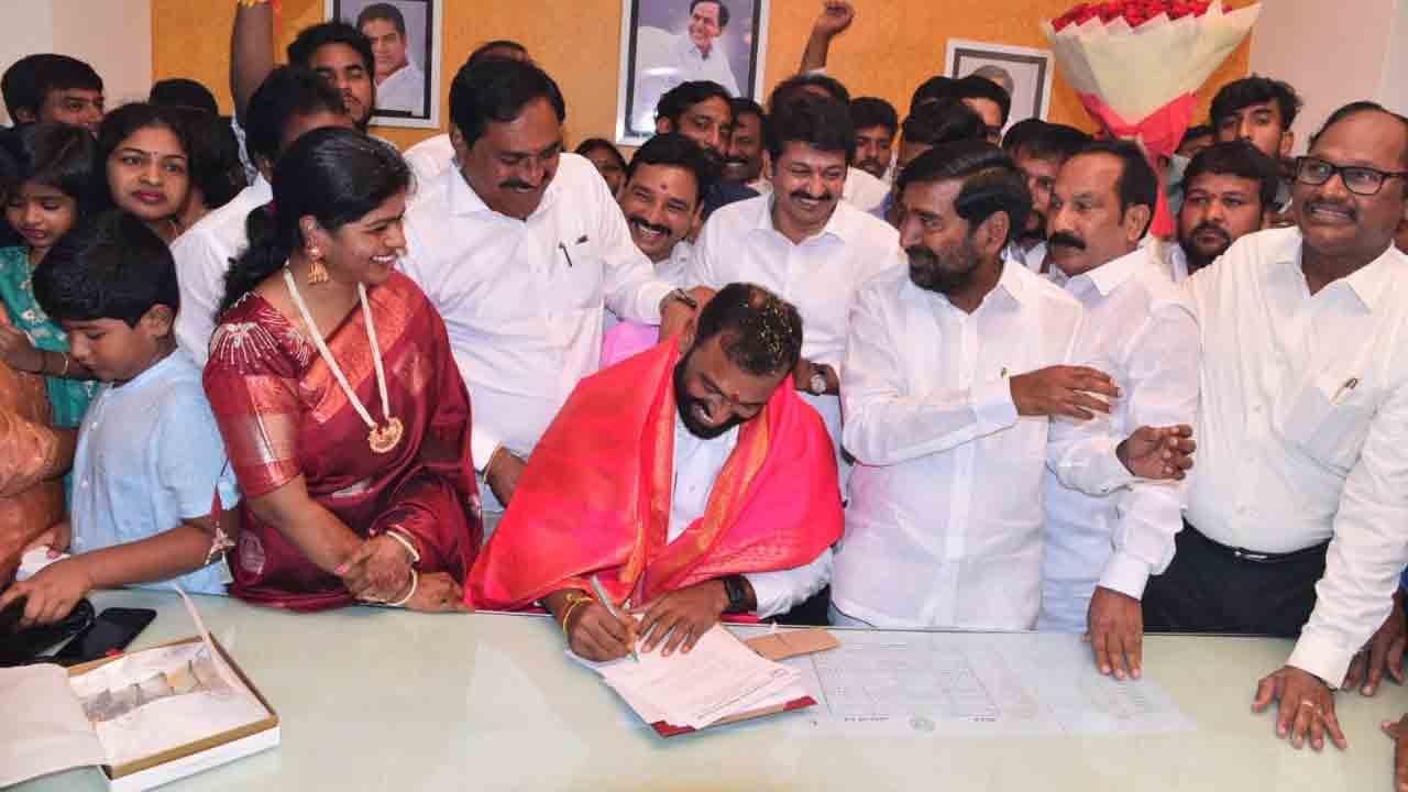 రాష్ట్ర రెడ్‌కో చైర్మ‌న్‌గా బాధ్య‌త‌లు స్వీక‌రించిన వై స‌తీశ్ రెడ్డి