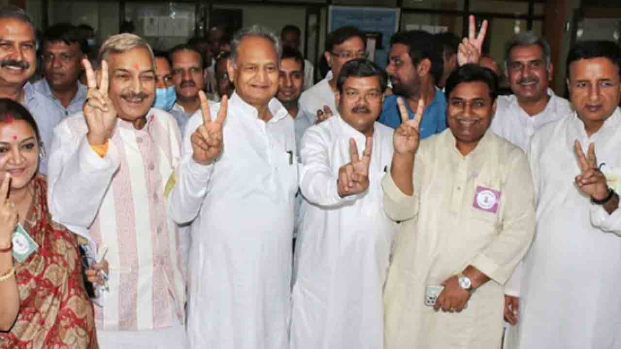 రాజస్థాన్‌లో కాంగ్రెస్ హవా… రాజ్యసభ ఎన్నికల్లో ముగ్గురు అభ్యర్థులు విజయం