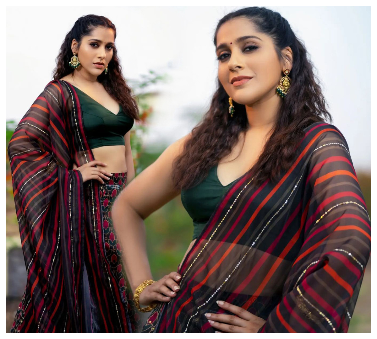 Rashmi Gautam | లంగా ఓణీలో వ‌య్యారాలు ఒల‌క‌బోసిన‌ రష్మి గౌతమ్..