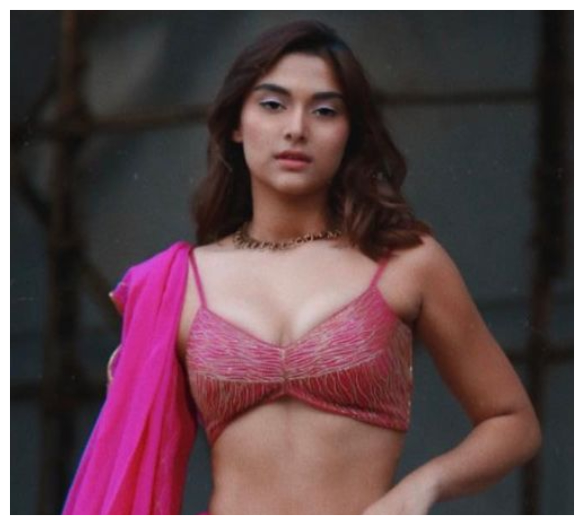 Saiee Manjrekar | లంగా ఓణీలో స‌యీ మంజ్రేక‌ర్ అందాలు..